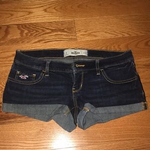 Hollister denim short shorts